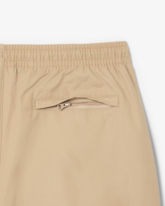 Relaxed Fit Poplin Shorts