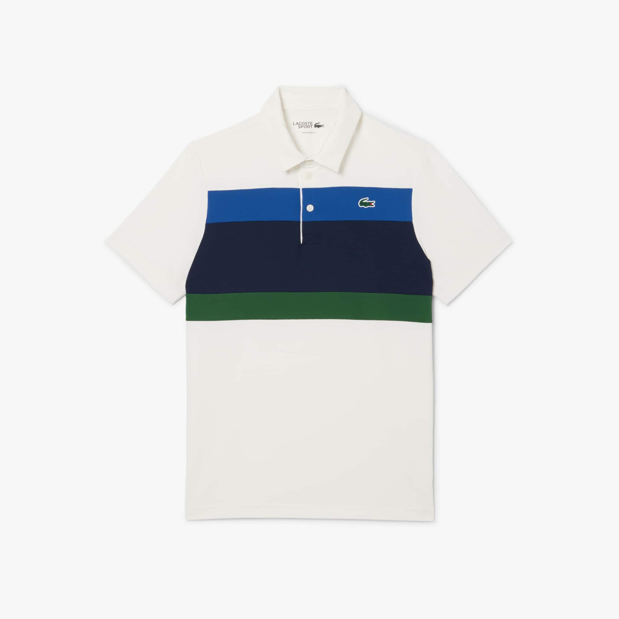 Regular Fit Colour-Block Golf Polo Shirt - Men's Short Sleeves