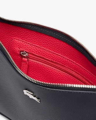 Anna Coated Piqu&eacute; Canvas Pouch
