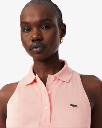 Sleeveless Piqu&eacute; Polo Dress