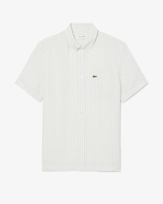 Regular Fit Short Sleeved Linen Shirt