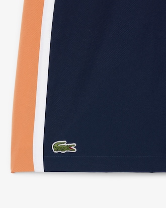 Lightweight Colour-Block Stripe Tennis Shorts