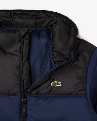 Water-Repellent Quilted Puffed Jacket