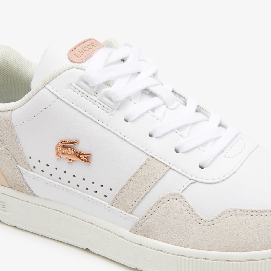 ladies lacoste trainers with velcro fastening