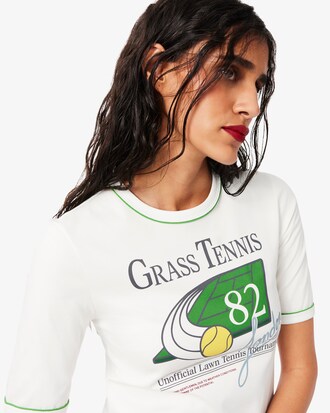 Runway Tennis Print T-shirt