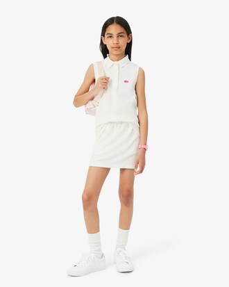 Sleeveless Terry Polo Shirt