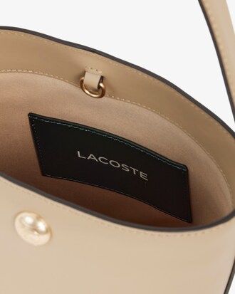 Small Tennis Bliss Leather Bucket Bag