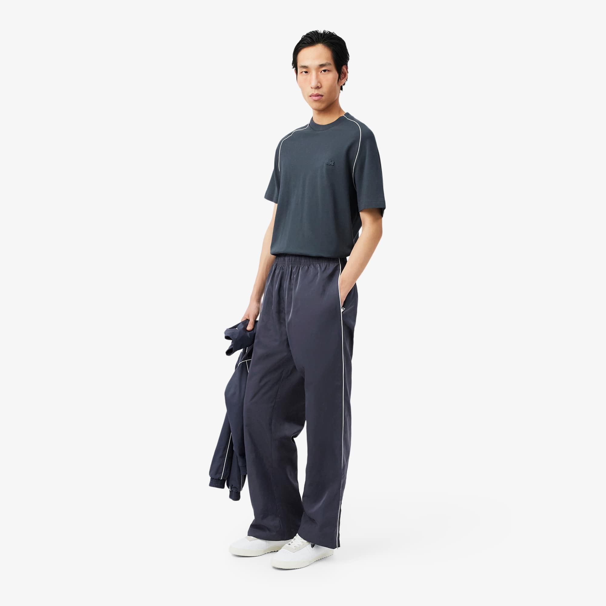 Lacoste Relaxed Fit Sweatpants Size 5 - L Dark Grey