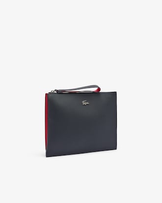 Anna Coated Piqu&eacute; Canvas Pouch