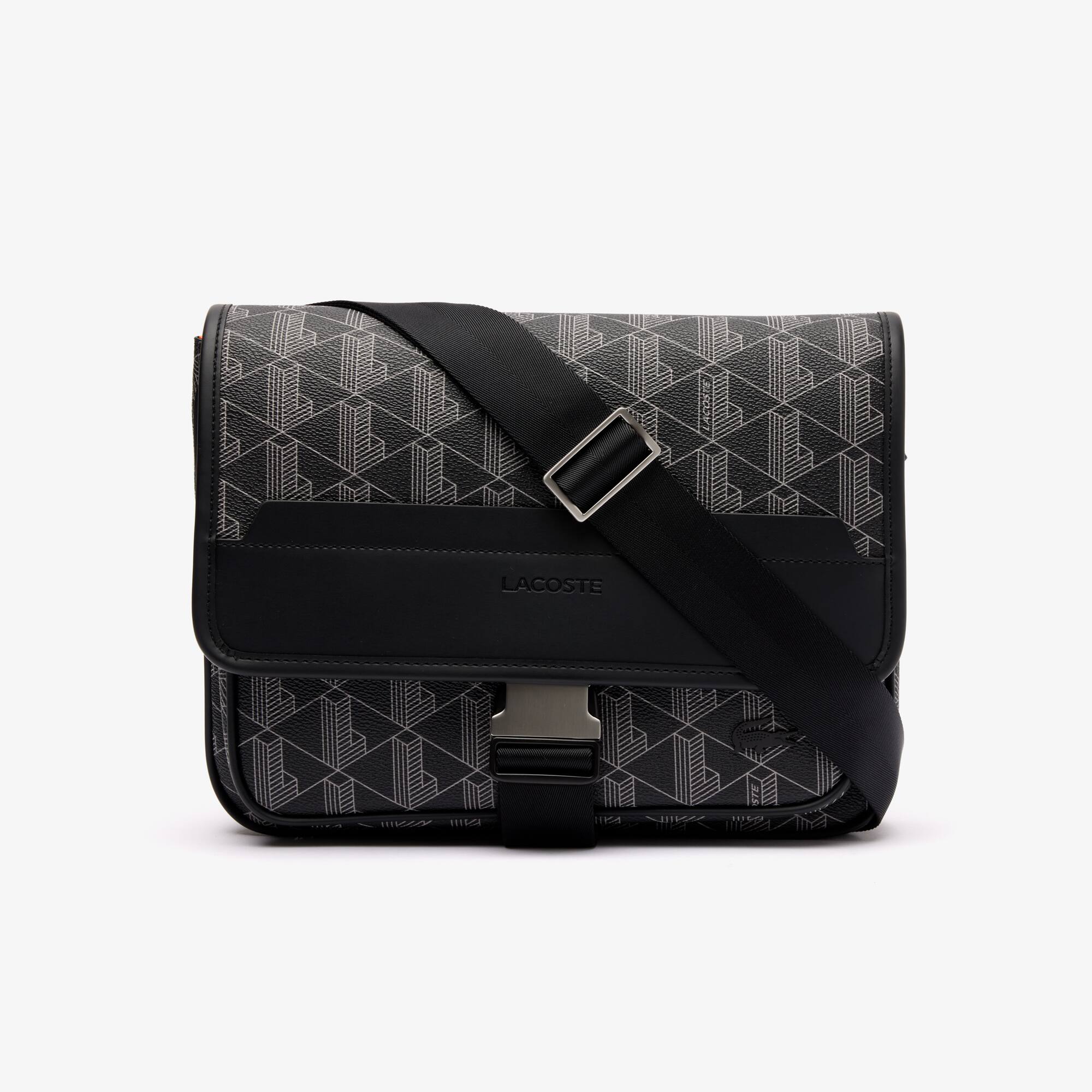 Large The Blend Monogram Flap Close Bag - Men