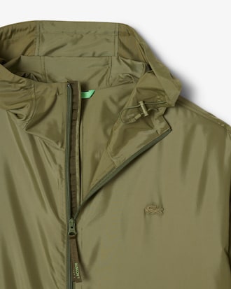 Long Packable Water-Repellent Parka