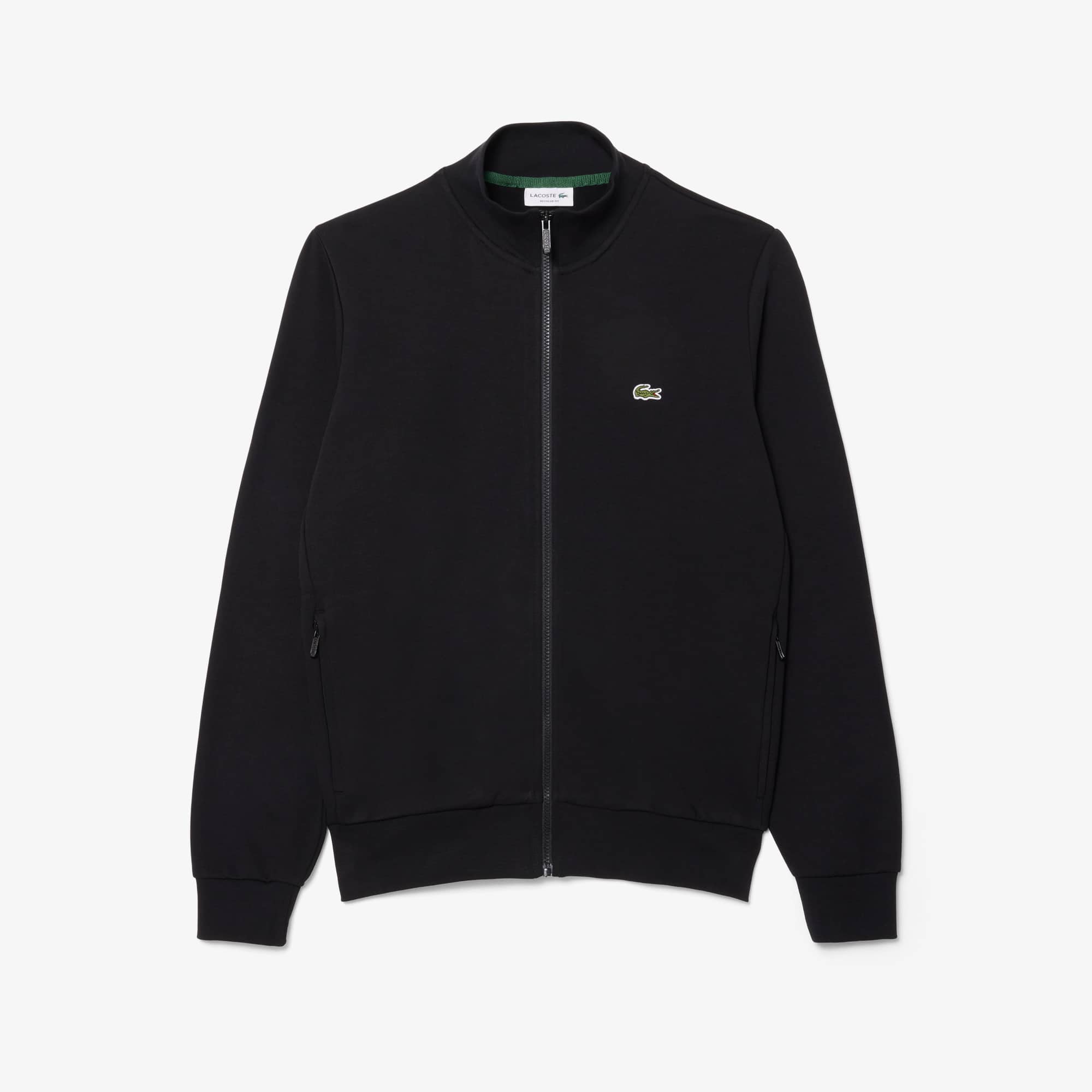 Zip-Up High Neck Fleece Sweatshirt - Men's Sweatshirts - New In