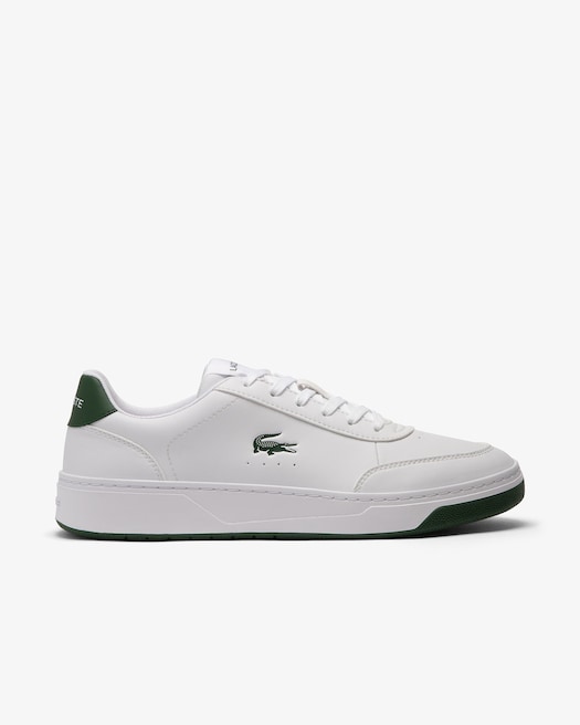 White & Dark Green