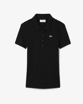 Slim Fit L.12.D Ribbed Cotton Polo Shirt