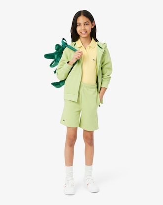 Scalloped Collar Piqu&eacute; Polo Shirt