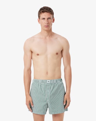 3-Pack Striped Cotton Poplin Boxers