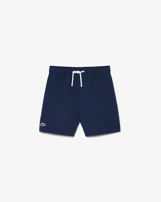 Monochrome Lined Swim Trunks