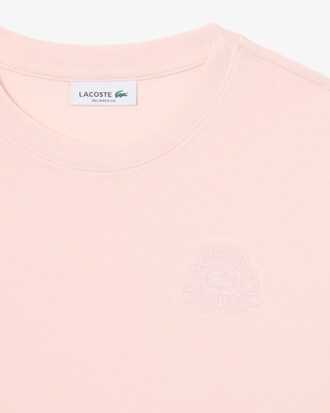 Shield Embroidery Petit Piqu&eacute; T-shirt