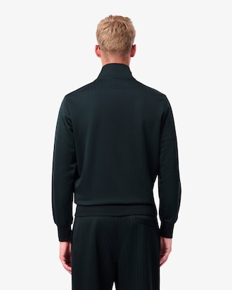 Striped Badge Accent Track Jacket