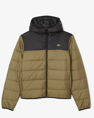Water-Repellent Quilted Puffed Jacket