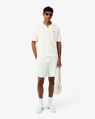 Classic Fit Boucl&eacute; Knit Polo Shirt