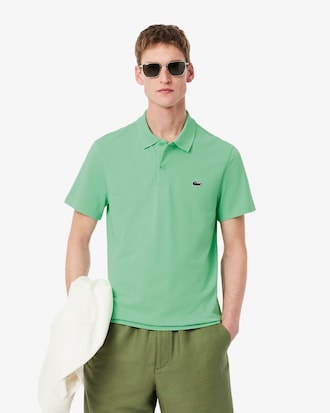 Regular Fit Cotton Blend Polo Shirt