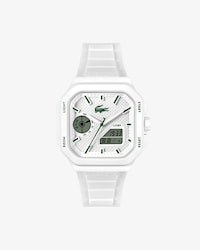 LC33 Analog and Digital Square Silicone Watch