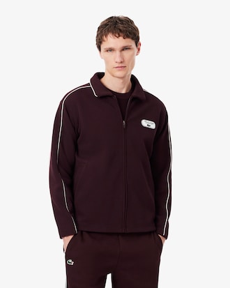 Tennis Heritage Zipped Badge Accent Sweatshirt
