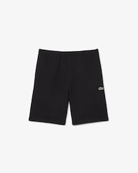 Regular Fit Logo Stripe Fleece Shorts