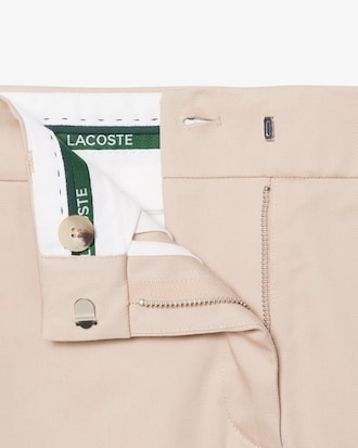 Straight Fit Cotton Gabardine Chino Pants