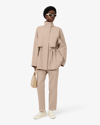 Mid Length Water-Repellent Oversized Parka