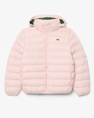 Unisex Fleece Lined Hooded Puffed Jacket