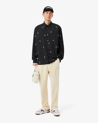 Men's Courtcage Set Leather Sneakers