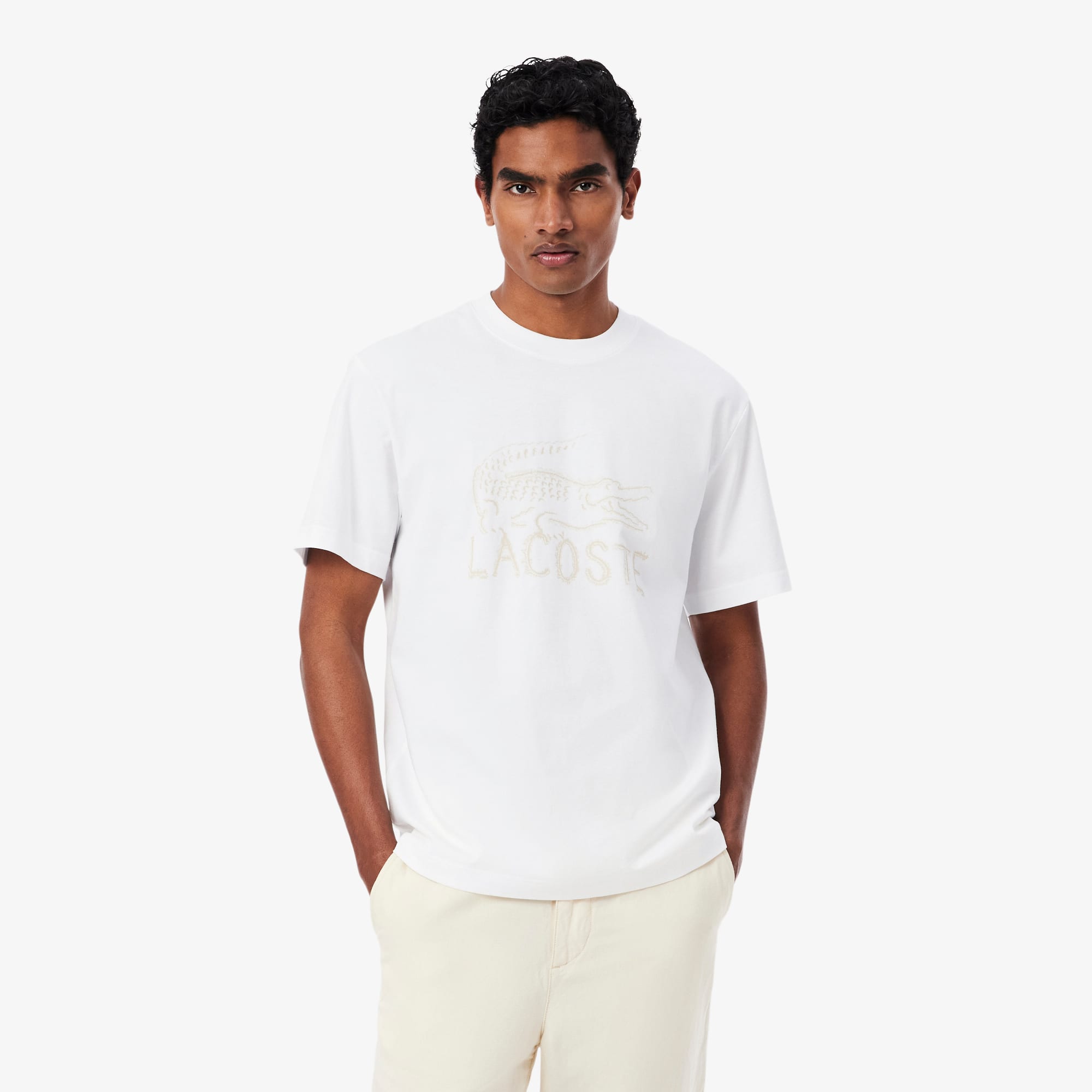 Printed Cotton T-shirt - Men's t-shirts - New In 2026 | Lacoste