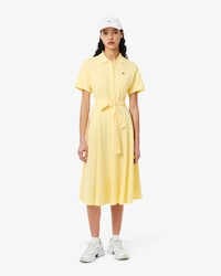 Flared Piqué Polo Dress