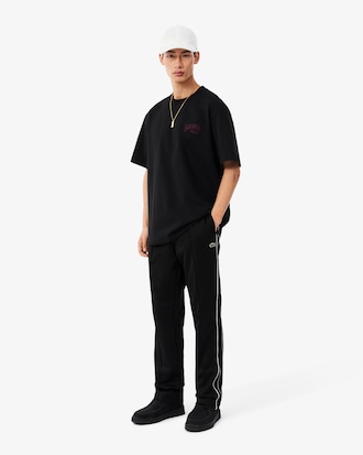 Heavy Cotton Jersey Embroidery Accent T-shirt