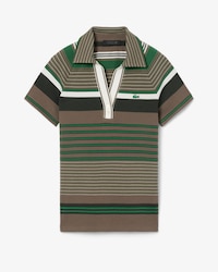 Runway Slim Fit Striped Piqu&eacute; Polo Shirt