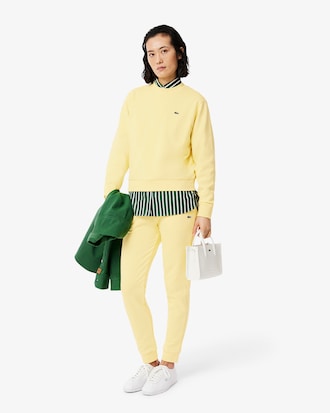 Relaxed Fit Fleece Crew Neck Sweatshirt