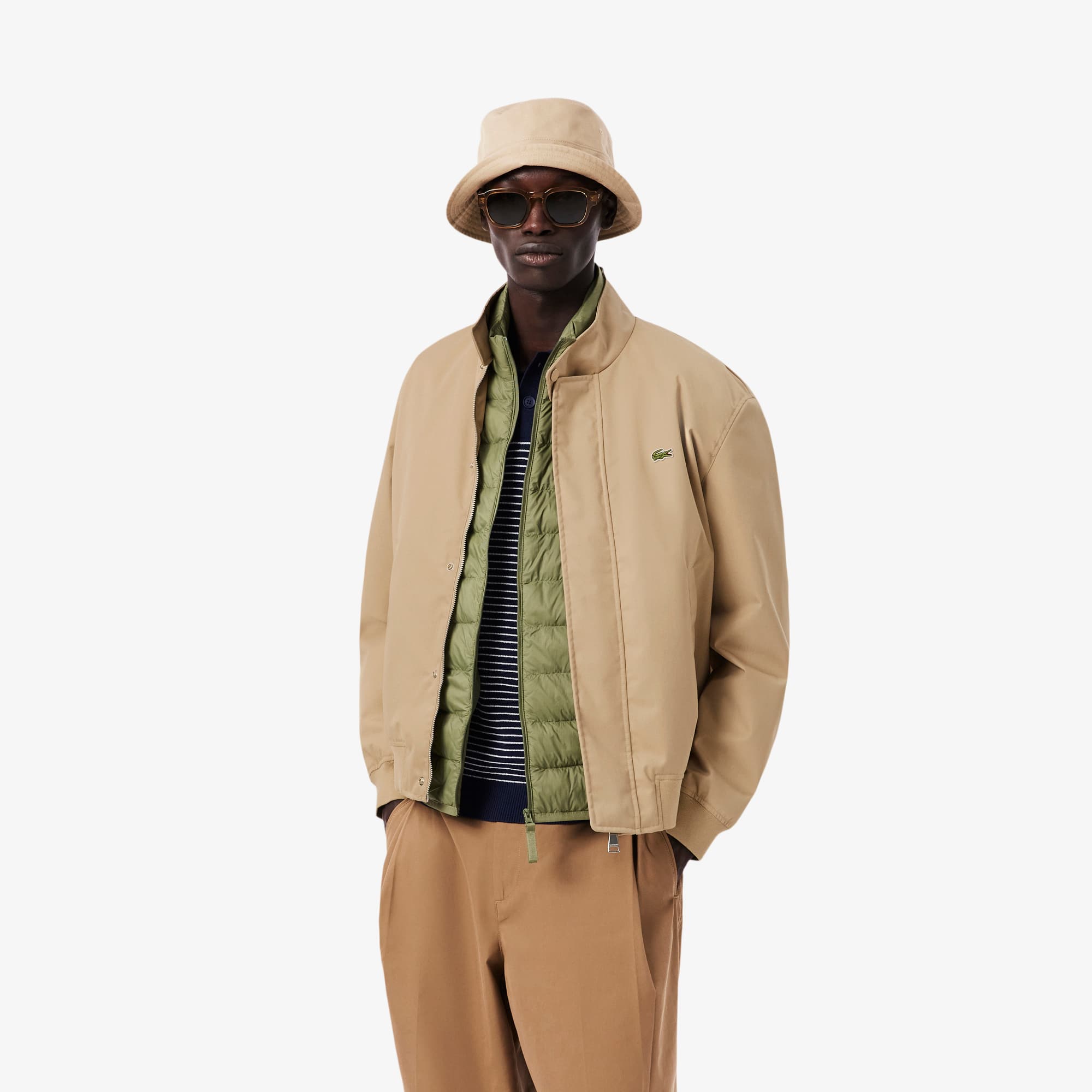 Water-Repellent Twill Harrington Jacket - Men's Jackets & Coats Water-Repellent Twill Harrington Jacket - Men's Jackets & Coats