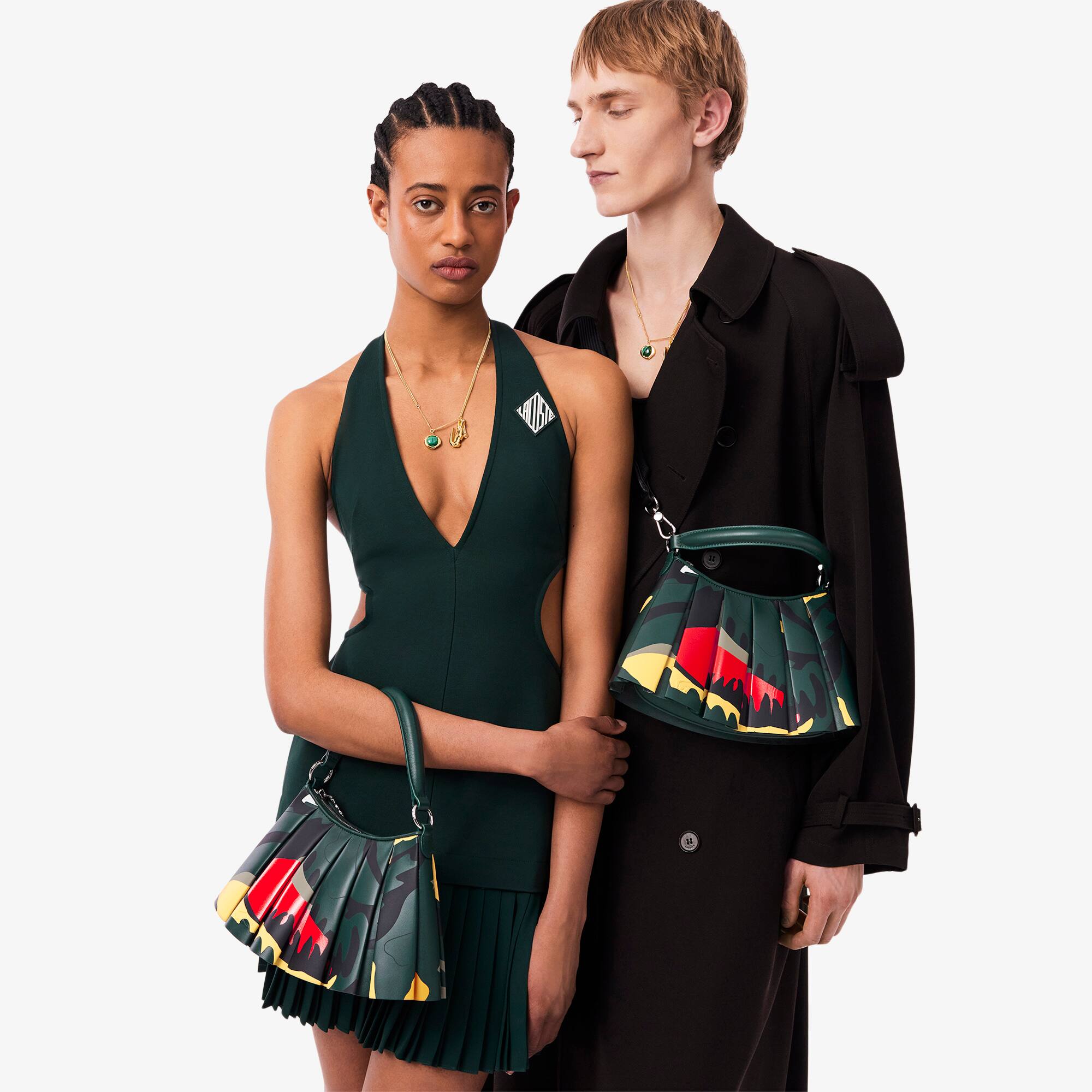 【LACOSTE】★IVE着用★LENGLEN CROSSBAG★正規品★ Lacoste LENGLEN BAG - Handbag - noir/black - Zalando.co.uk