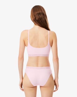 Scallop Band Microfiber Bralette