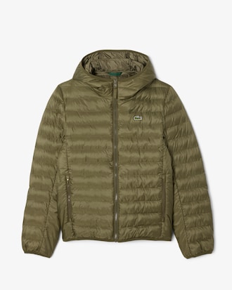 Water-Repellent Quilted Puffed Jacket