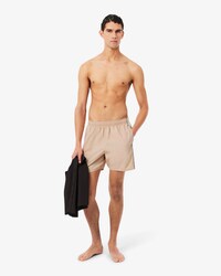 Mid Length Colorblock Swim Trunks