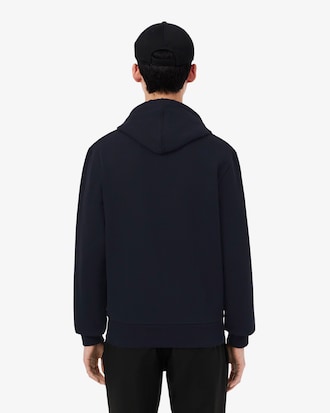 Colour-Block Zipped Hoodie