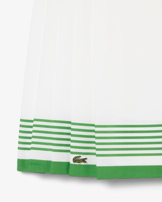 Fluid Crepe Pleated Skirt