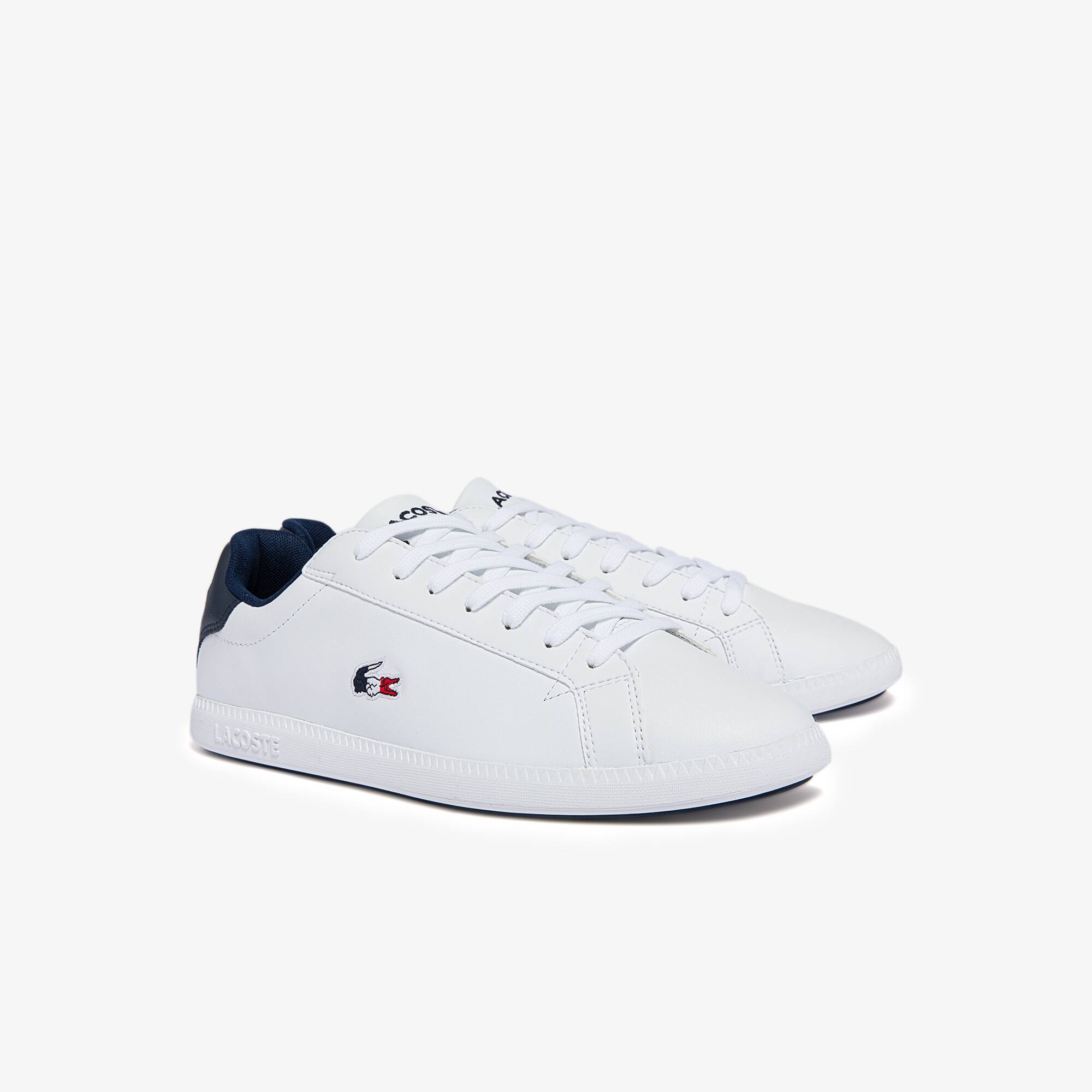 lacoste graduate leather low profile sneaker