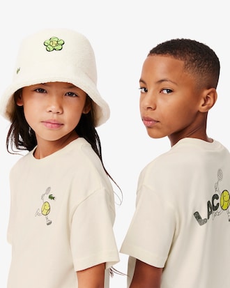 Tennis Ball Print Cotton T-shirt