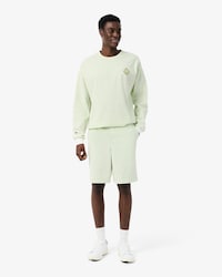 Relaxed Fit Ultra Dry Striped Bermuda Golf Shorts