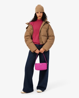 Water-Repellent Hooded Down Jacket