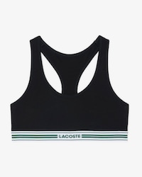 Contrast Band Stretch Cotton Bralette